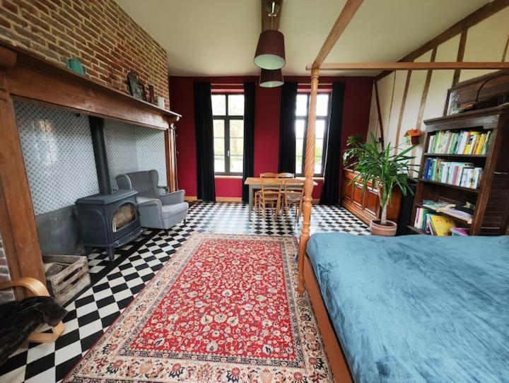 Ferienwohnung Chambre Spacieuse Avec Vue Sur Clocher Verchin Exterior foto